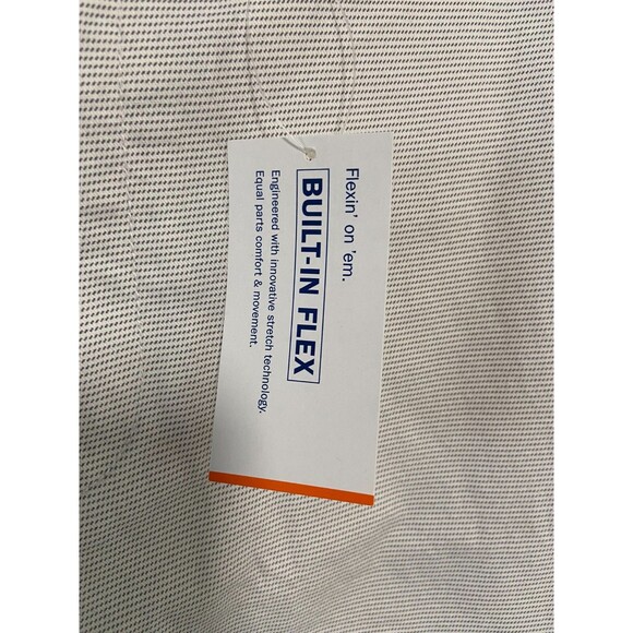 Old Navy Shorts Men's Sz 32 Gray Mini Stripe Chino Ultimate Slim 10" Inseam NWT - Picture 9 of 12